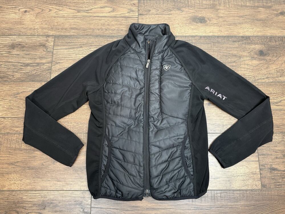 Ariat Fusion Insulated Jacket Women’s Medium Black Lightweight Full Zip